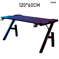 Z-образно геймърско бюро със светлини 120*60см - DD44 - Sellzone.bg Z-образно геймърско бюро със светлини 120*60см - DD44